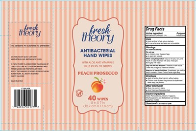 Antibacterial Wipes (Bzk Wipes Peach Prosecco)